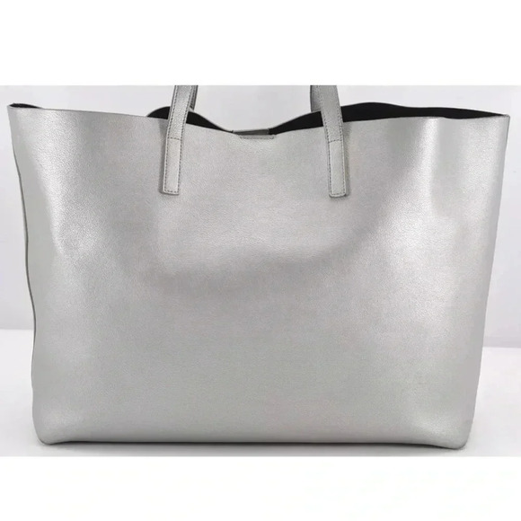Yves Saint Laurent Silver Tote Bag - Picture 2 of 15